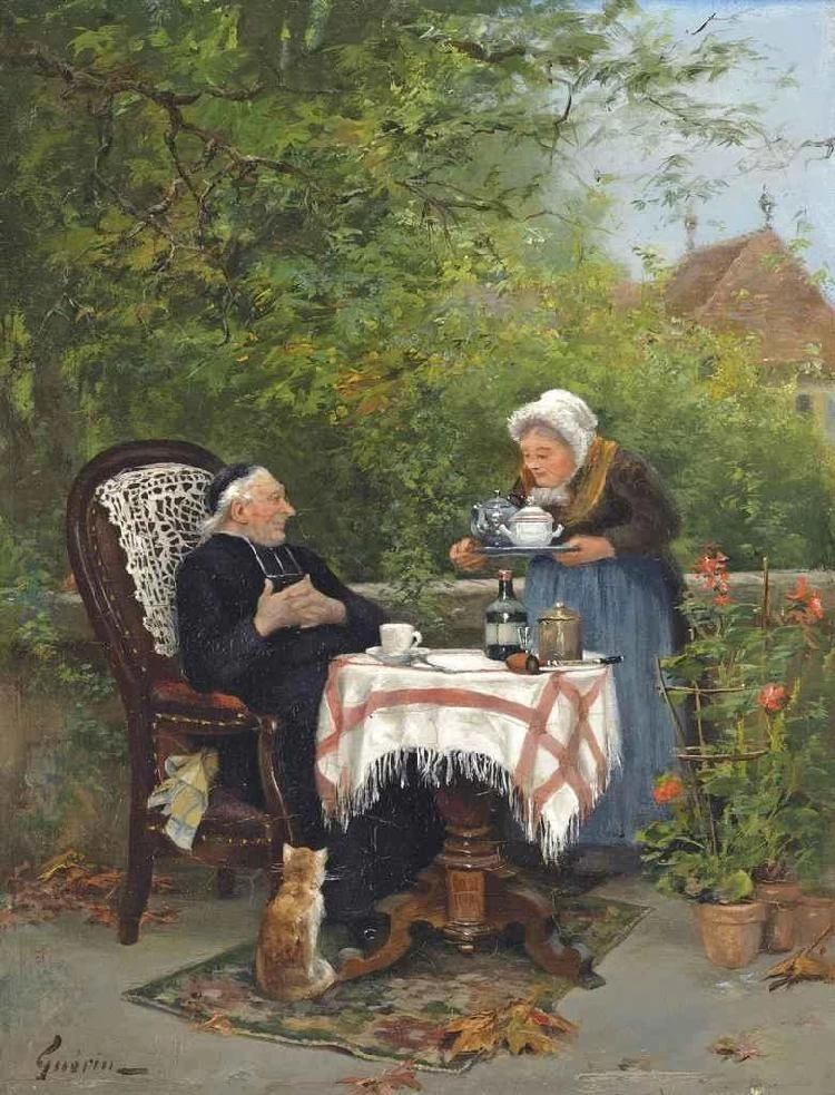 Charles Guérin - Il ricevimento del curato
